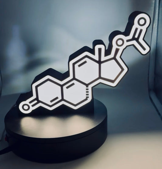 Tren Molecule Light Box