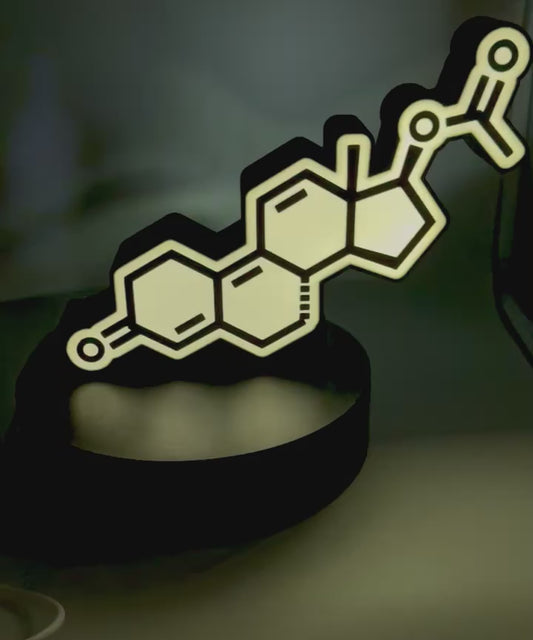 Tren Molecule Light Box